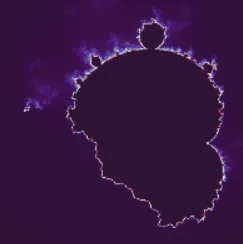 Mandelbrot-like set with z=-1+0.3j